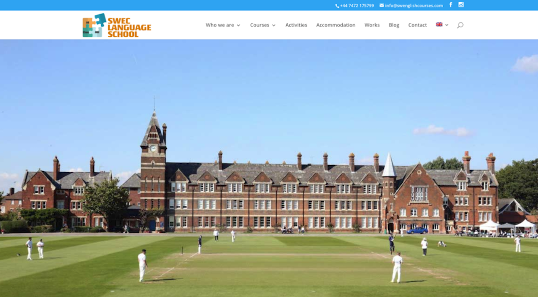 Case history: nuovo sito per Saffron Walden English Courses