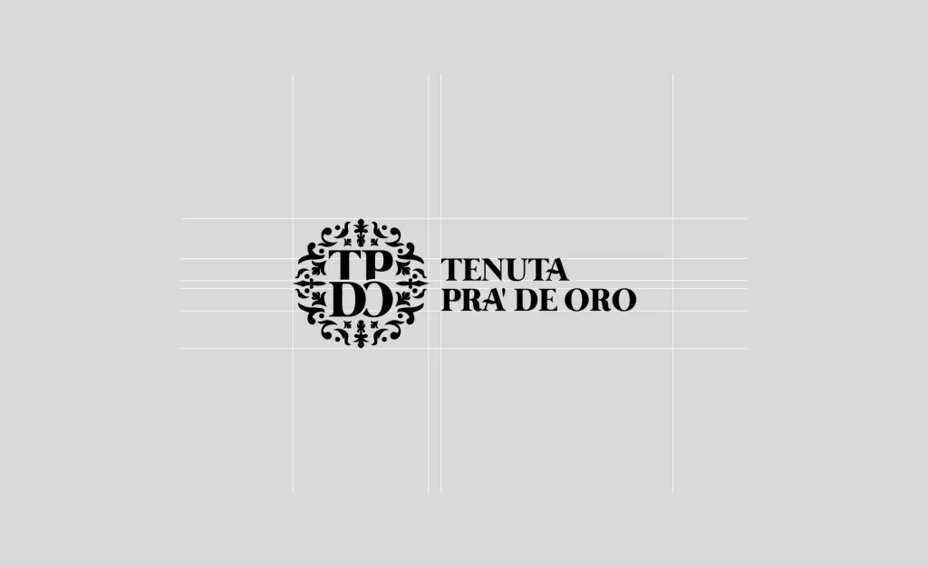 Grafica etichette: dal design alla produzione 3 Azienda di grafica Perazza Treviso: Tenuta Pra de oro nuovo logo
