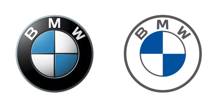 BMW rebranding logo