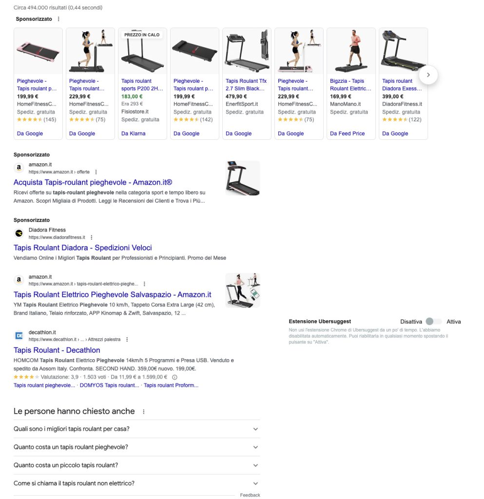 SEO Audit: come farla a regola d'arte 1 Analisi SEO: Esempio di SERP