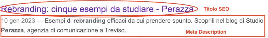 SEO Audit: come farla a regola d'arte 3 Audit SEO Snippet