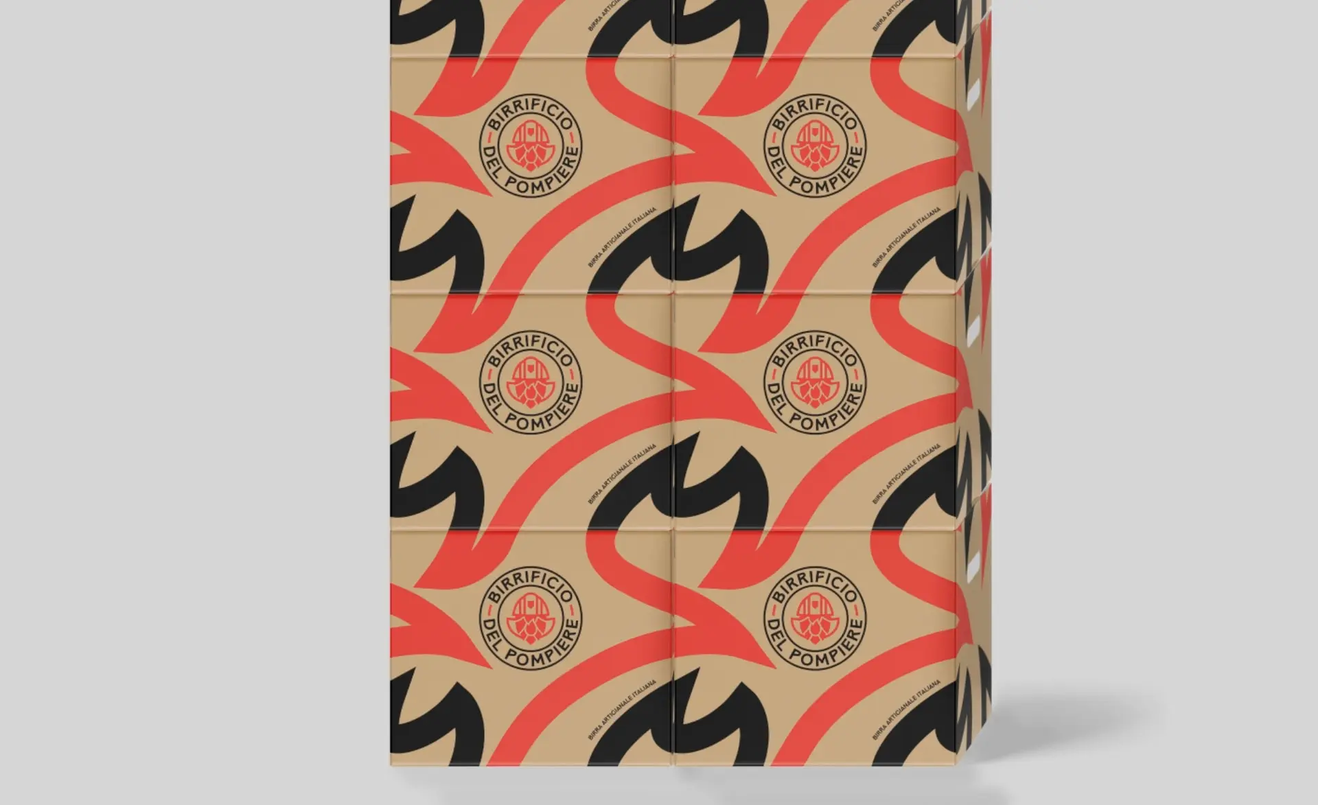 Birrificio del pompiere: agenzia di grafica Perazza progettazione packaging