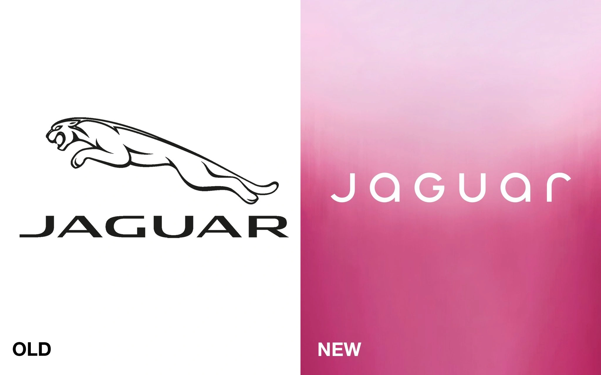 jaguar rebrand completo differenza tra vecchio e nuovo logo