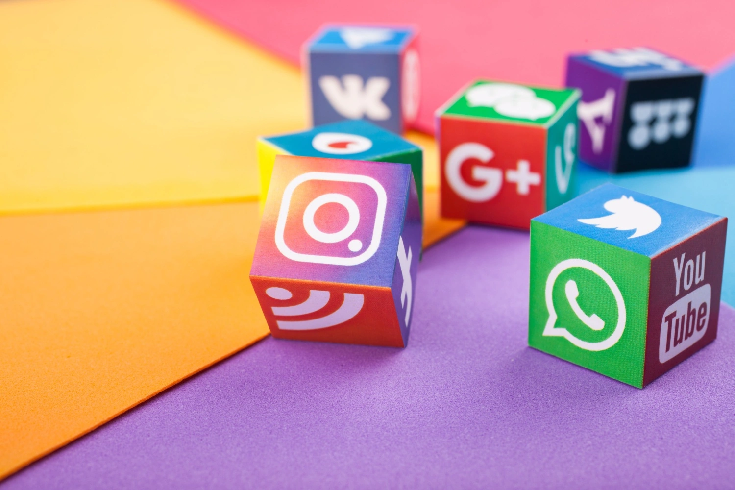 social media marketing esempio loghi dei social network